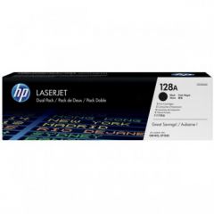 HP CE320AD (128A) Toner black, 2K pages @ 5% coverage, Pack qty 2