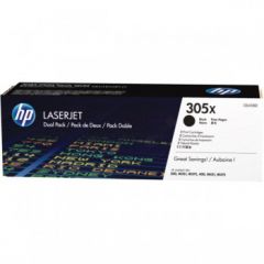 HP CE410XD (305X) Toner black, 4K pages, Pack qty 2