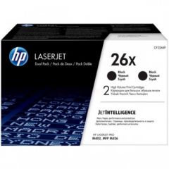 HP CF226XD (26X) Toner black, 9K pages, Pack qty 2