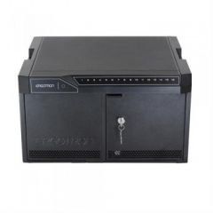 Ergotron TM DESKTOP 16 NO CABLES- Portable device management cabinet Black