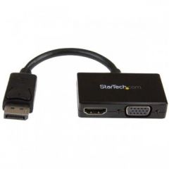 StarTech.com Travel A/V Adapter2-in-1 DisplayPort to HDMI or VGA