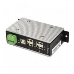 StarTech.com 4-Port Industrial USB 2.0 Hub with ESD Protection & 350W Surge Protection