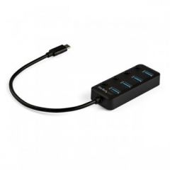 StarTech.com 4-Port USB-C Hub - 4x USB-A with Individual On/Off Switches