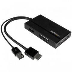 StarTech.com Travel A/V Adapter3-in-1 HDMI to DisplayPort, VGA or DVI - 1920 x 1200