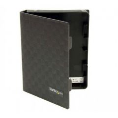 StarTech.com 2.5in Anti-Static Hard Drive Protector Case - Black (3pk)