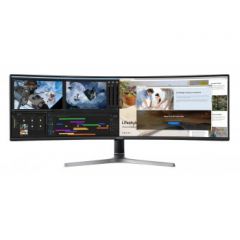 Samsung C49RG94SSU 124.5 cm (49") 5120 x 1440 pixels UltraWide Dual Quad HD LCD Black