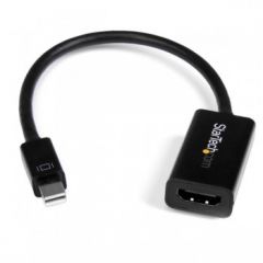 StarTech.com Mini DisplayPort to HDMI 4K Audio / Video Converter �� mDP 1.2 to HDMI Active Adapter for UltraBook / Laptop �� 4K @ 30 Hz - Black