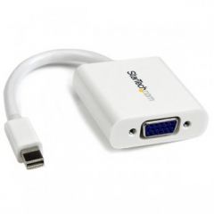 StarTech.com Mini DisplayPort to VGA Video Adapter Converter - White