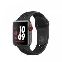 Apple?Watch Nike Series?3 GPS + Cellular, 38mm Space Grey Aluminium Case with Anthracite/Black Nike Sport Band