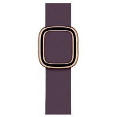 40mm Aubergine Modern Buckle - Medium