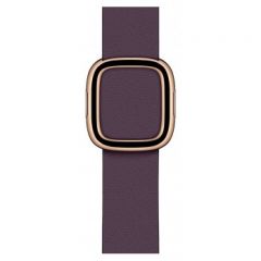 40mm Aubergine Modern Buckle - Large