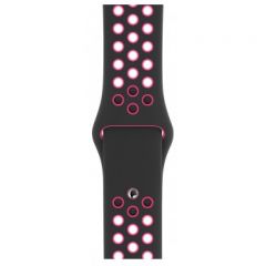 40mm Black/Pink Blast Nike Sport Band ? S/M & M/L