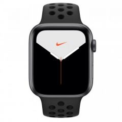 Apple Watch Nike Series 5 GPS + Cellular, 44mm Space Grey Aluminium Case with Anthracite/Black Nike Sport Band - S/M & M/L