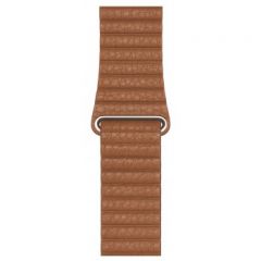 44mm Saddle Brown Leather Loop - Medium