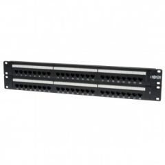 Tripp Lite 48-Port 2U Rack-Mount Cat6/Cat5 110 Patch Panel, 568B, RJ45 Ethernet