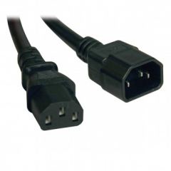 Tripp Lite Standard Computer Power Extension Cord Lead Cable, 10A, 18AWG (IEC-320-C14 to IEC-320-C13), 3.05 m (10-ft.)