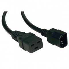 Tripp Lite Standard Power Extension Cord Lead Cable, 10A, 16AWG (IEC-320-C19 to IEC-320-C14), 1.83 m