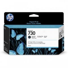 HP P2V65A (730) Ink cartridge black matt, 130ml