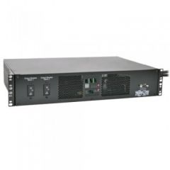 Tripp Lite TAA-Compliant 7.4kW Single-Phase ATS/Metered PDU, 230V Outlets (16 C13 & 2 C19), 2 IEC 309 32A Blue Cords, 2U Rack-Mount