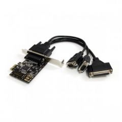 StarTech.com 2S1P PCI Express Serial Parallel Combo Card with Breakout Cable