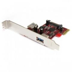 StarTech.com 2 port PCI Express SuperSpeed USB 3.0 Card with UASP Support - 1 Internal 1 External