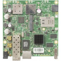 Mikrotik RouterBOARD 922UAGS with 720MHz Atheros CPU, 128MB RAM, 1xGigabit LAN, USB, 1xSFP, miniPCIe, SIM slo
