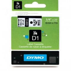 DYMO 43613 (S0720780) DirectLabel-etikettes, 6mm x 7m