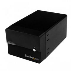 StarTech.com USB 3.0/eSATA Dual 3.5�� SATA III Hard Drive External RAID Enclosure w/ UASP and Fan �� Black