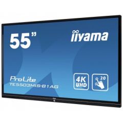 iiyama ProLite TE5503MIS-B1AG touch screen monitor 139.7 cm (55") 3840 x 2160 pixels Black Multi-touch Multi-user