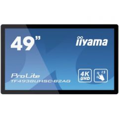 iiyama TF4938UHSC-B2AG signage display 123.2 cm (48.5") IPS 4K Ultra HD Touchscreen Interactive flat panel Black