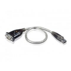 Aten UC232A1-AT cable interface/gender adapter USB RS-232 Black,Metallic