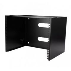 StarTech.com Wall-Mount Bracket for Shallow Rack-Mount Equipment - Solid Steel - 8U