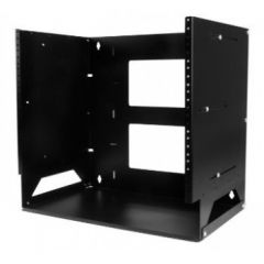 StarTech.com Wall-Mount Server Rack with Built-in Shelf - Solid Steel - 8U