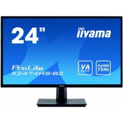iiyama ProLite X2474HS-B2 computer monitor 59.9 cm (23.6") Full HD LED Flat Matt Black